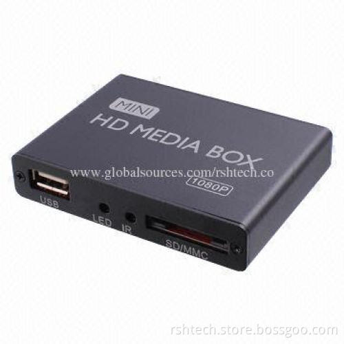 HD Media Player with Auto-play, Auto-copy Function, Supports Loop and Resume